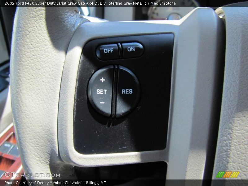 Sterling Grey Metallic / Medium Stone 2009 Ford F450 Super Duty Lariat Crew Cab 4x4 Dually