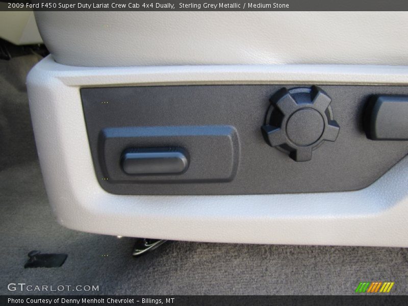 Sterling Grey Metallic / Medium Stone 2009 Ford F450 Super Duty Lariat Crew Cab 4x4 Dually