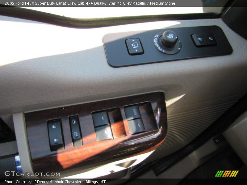 Sterling Grey Metallic / Medium Stone 2009 Ford F450 Super Duty Lariat Crew Cab 4x4 Dually
