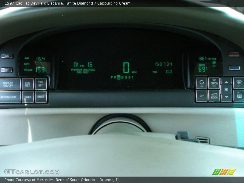  1997 DeVille d'Elegance d'Elegance Gauges