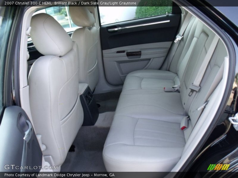 Brilliant Black / Dark Slate Gray/Light Graystone 2007 Chrysler 300 C HEMI