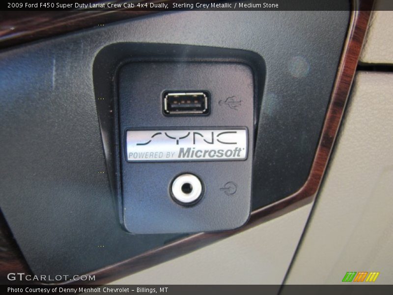 Sterling Grey Metallic / Medium Stone 2009 Ford F450 Super Duty Lariat Crew Cab 4x4 Dually