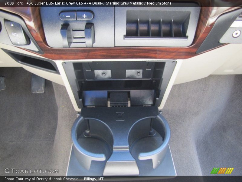 Sterling Grey Metallic / Medium Stone 2009 Ford F450 Super Duty Lariat Crew Cab 4x4 Dually