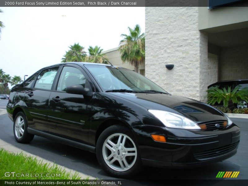 Pitch Black / Dark Charcoal 2000 Ford Focus Sony Limited Edition Sedan