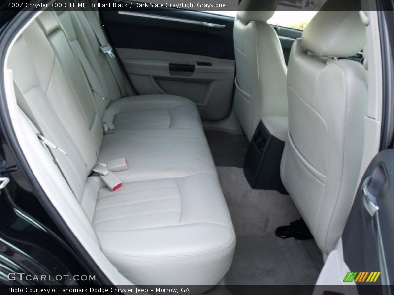 Brilliant Black / Dark Slate Gray/Light Graystone 2007 Chrysler 300 C HEMI