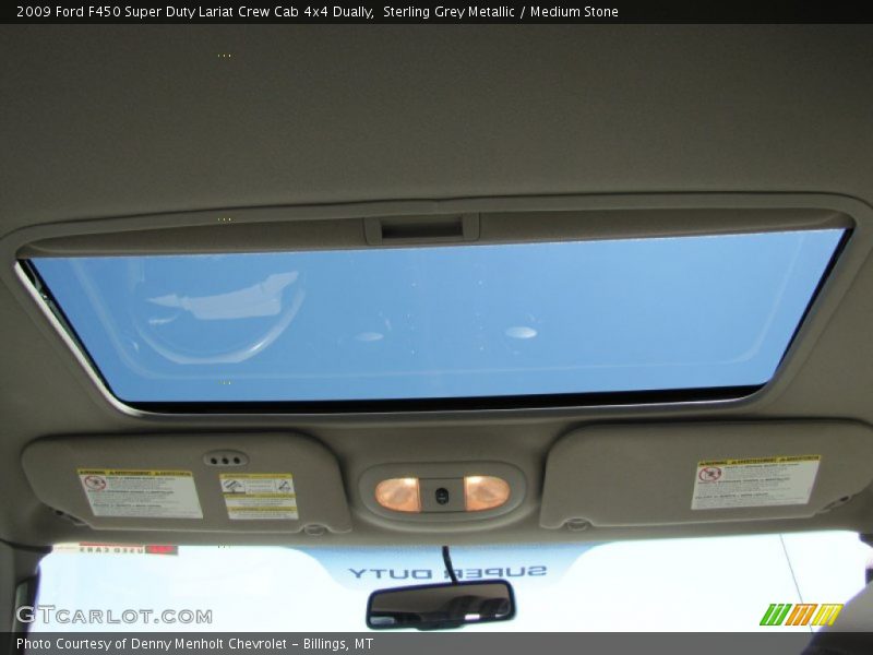 Sterling Grey Metallic / Medium Stone 2009 Ford F450 Super Duty Lariat Crew Cab 4x4 Dually