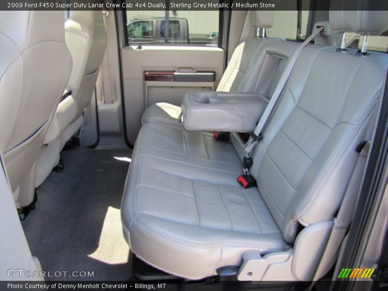  2009 F450 Super Duty Lariat Crew Cab 4x4 Dually Medium Stone Interior