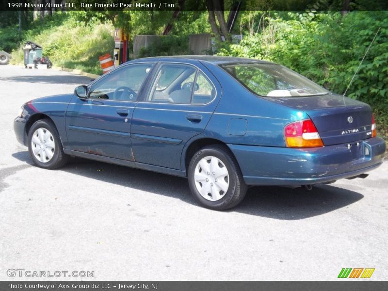 Blue Emerald Pearl Metallic / Tan 1998 Nissan Altima GLE