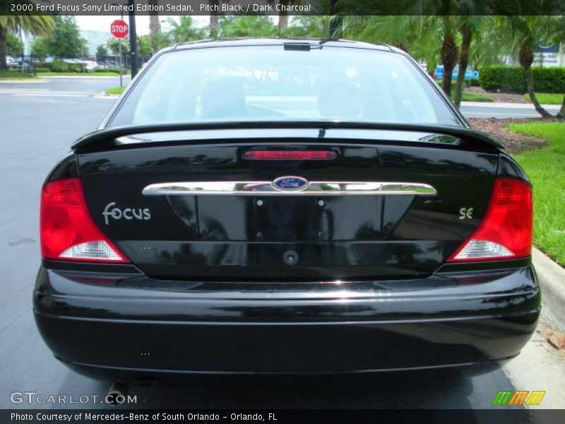 Pitch Black / Dark Charcoal 2000 Ford Focus Sony Limited Edition Sedan