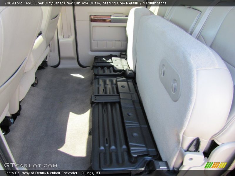 Sterling Grey Metallic / Medium Stone 2009 Ford F450 Super Duty Lariat Crew Cab 4x4 Dually