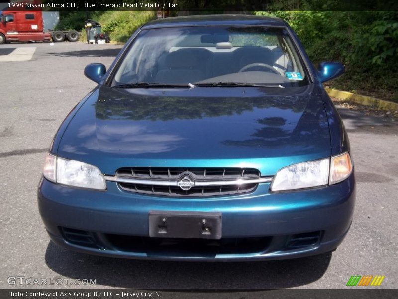 Blue Emerald Pearl Metallic / Tan 1998 Nissan Altima GLE
