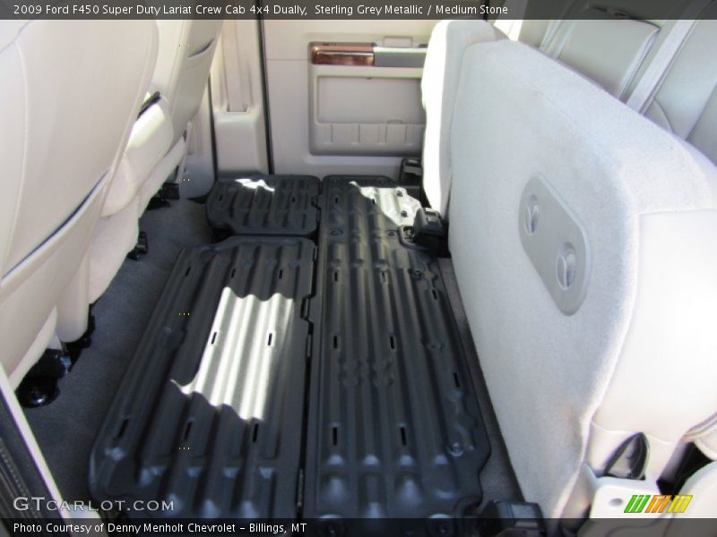 Sterling Grey Metallic / Medium Stone 2009 Ford F450 Super Duty Lariat Crew Cab 4x4 Dually