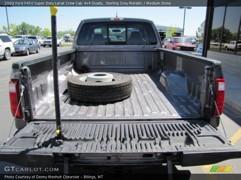Sterling Grey Metallic / Medium Stone 2009 Ford F450 Super Duty Lariat Crew Cab 4x4 Dually
