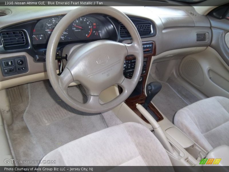 Blue Emerald Pearl Metallic / Tan 1998 Nissan Altima GLE