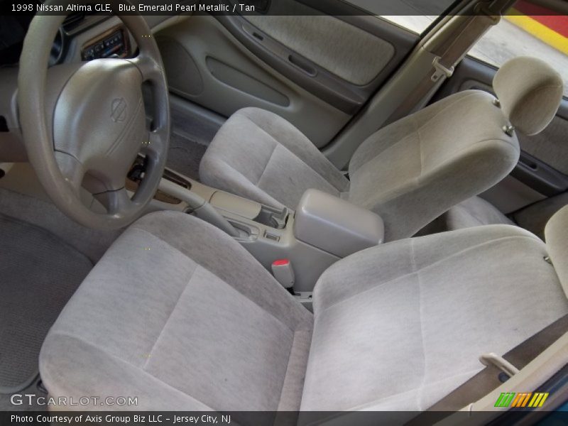 Blue Emerald Pearl Metallic / Tan 1998 Nissan Altima GLE