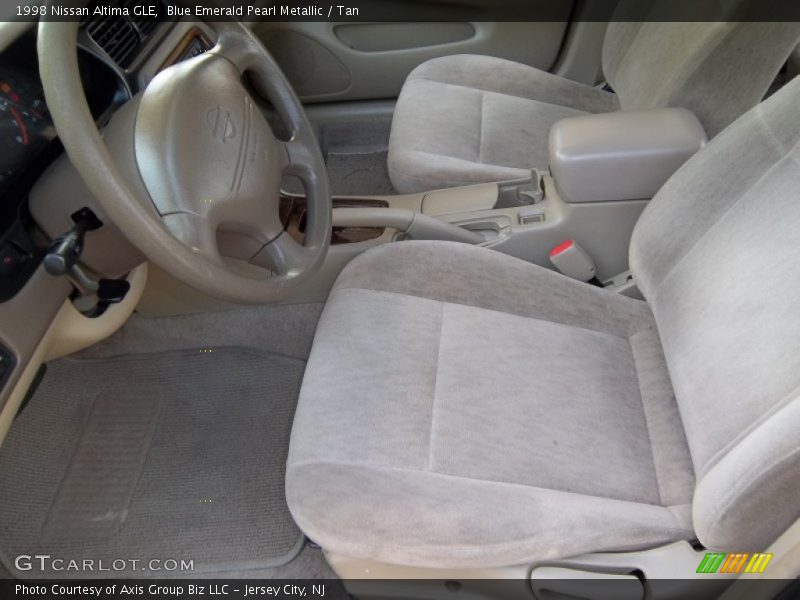 Blue Emerald Pearl Metallic / Tan 1998 Nissan Altima GLE