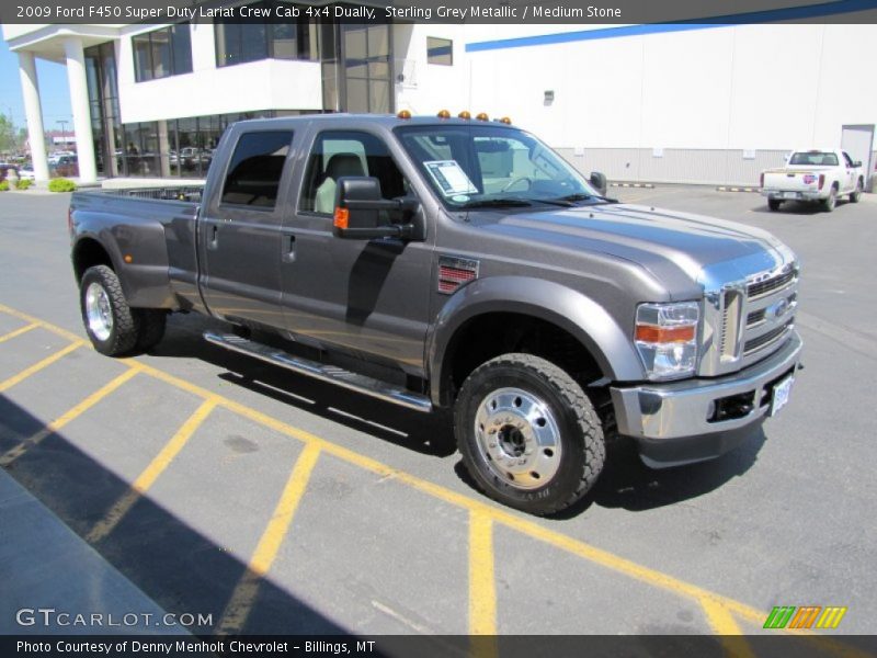 Front 3/4 View of 2009 F450 Super Duty Lariat Crew Cab 4x4 Dually