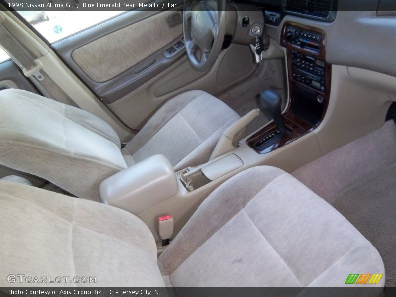 Blue Emerald Pearl Metallic / Tan 1998 Nissan Altima GLE