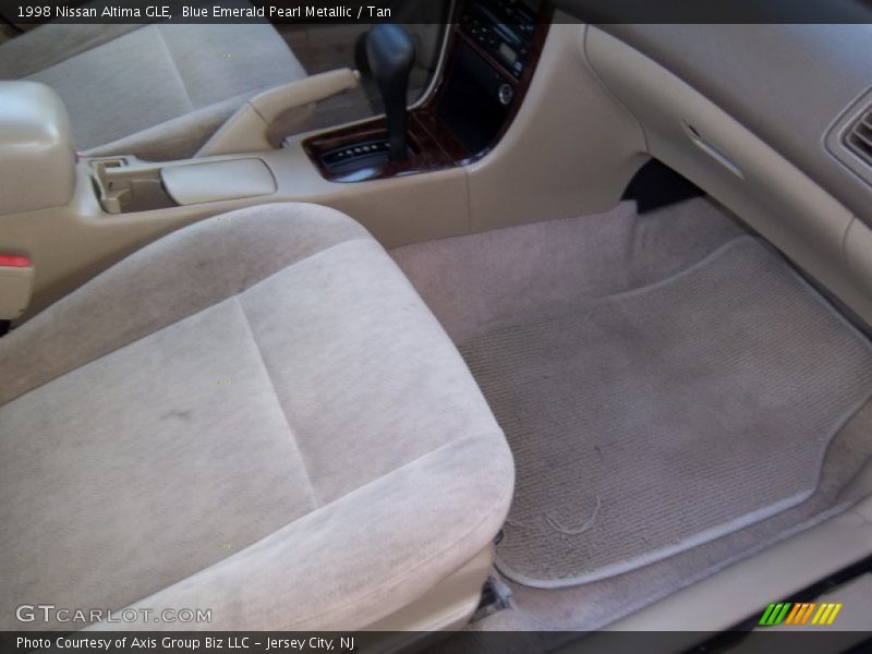 Blue Emerald Pearl Metallic / Tan 1998 Nissan Altima GLE