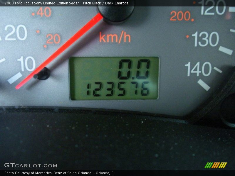 Pitch Black / Dark Charcoal 2000 Ford Focus Sony Limited Edition Sedan