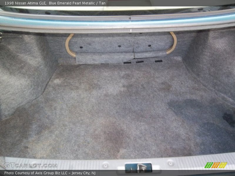 Blue Emerald Pearl Metallic / Tan 1998 Nissan Altima GLE