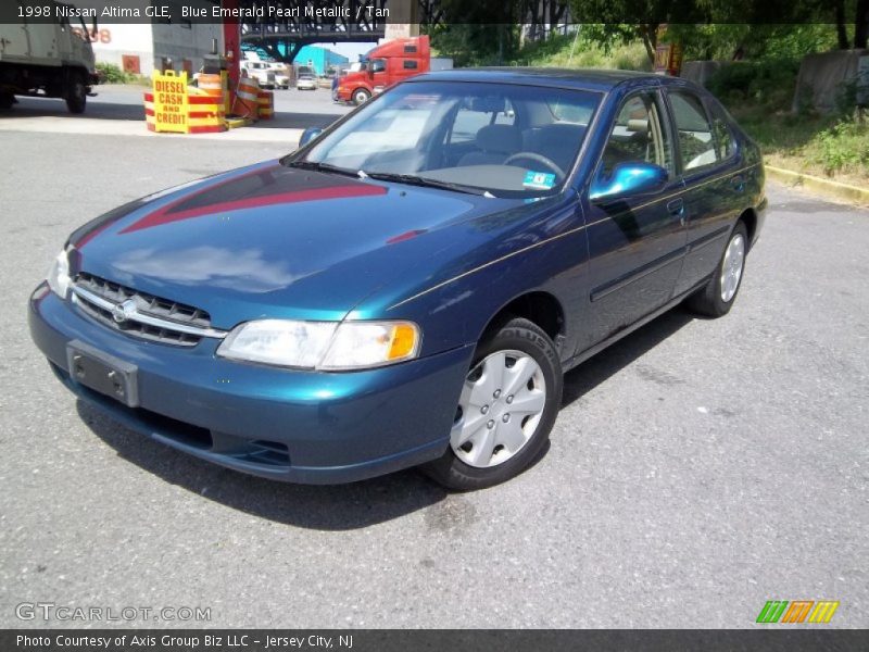 Blue Emerald Pearl Metallic / Tan 1998 Nissan Altima GLE