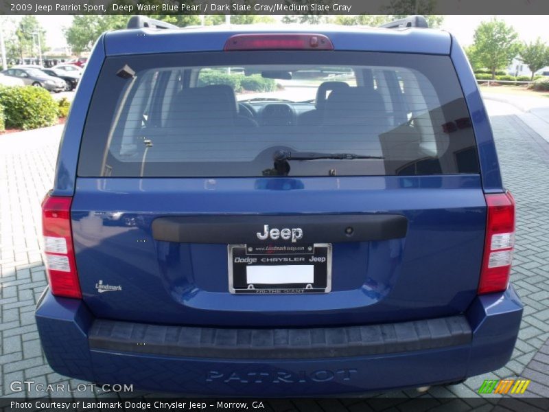Deep Water Blue Pearl / Dark Slate Gray/Medium Slate Gray 2009 Jeep Patriot Sport