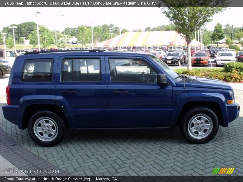 Deep Water Blue Pearl / Dark Slate Gray/Medium Slate Gray 2009 Jeep Patriot Sport