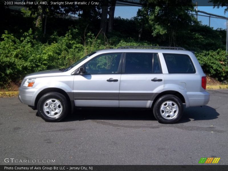 Starlight Silver Metallic / Gray 2003 Honda Pilot LX 4WD