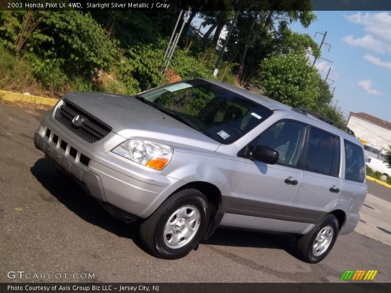 Starlight Silver Metallic / Gray 2003 Honda Pilot LX 4WD