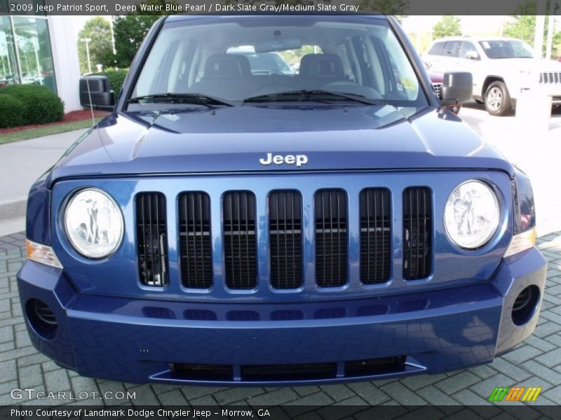 Deep Water Blue Pearl / Dark Slate Gray/Medium Slate Gray 2009 Jeep Patriot Sport