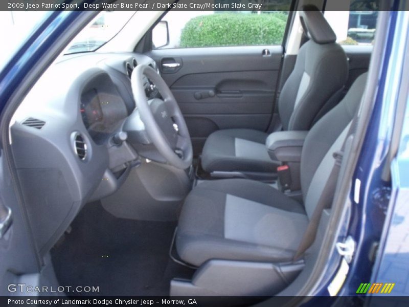 Deep Water Blue Pearl / Dark Slate Gray/Medium Slate Gray 2009 Jeep Patriot Sport