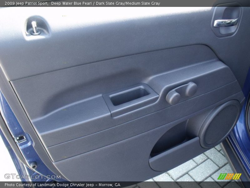 Deep Water Blue Pearl / Dark Slate Gray/Medium Slate Gray 2009 Jeep Patriot Sport