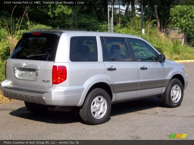 Starlight Silver Metallic / Gray 2003 Honda Pilot LX 4WD