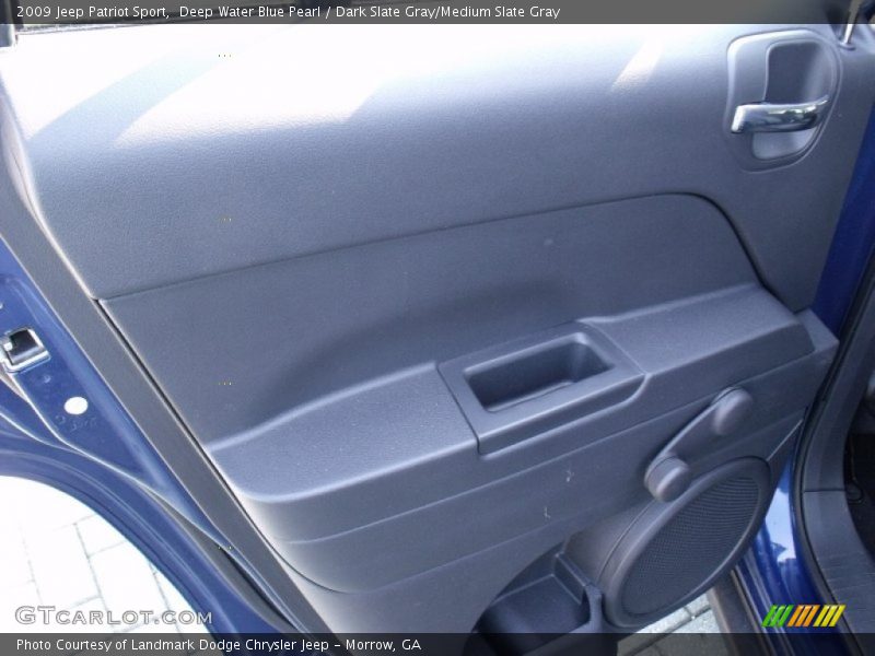 Deep Water Blue Pearl / Dark Slate Gray/Medium Slate Gray 2009 Jeep Patriot Sport