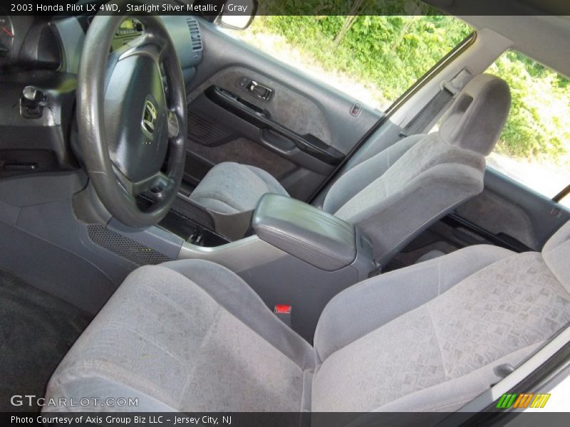 Starlight Silver Metallic / Gray 2003 Honda Pilot LX 4WD
