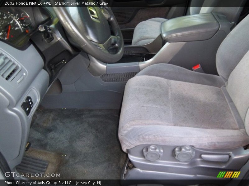 Starlight Silver Metallic / Gray 2003 Honda Pilot LX 4WD