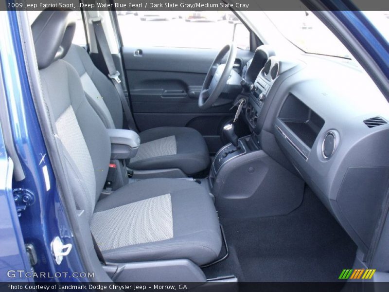Deep Water Blue Pearl / Dark Slate Gray/Medium Slate Gray 2009 Jeep Patriot Sport