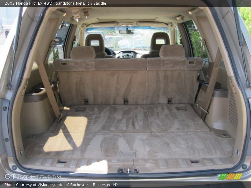 Sandstone Metallic / Saddle 2003 Honda Pilot EX 4WD