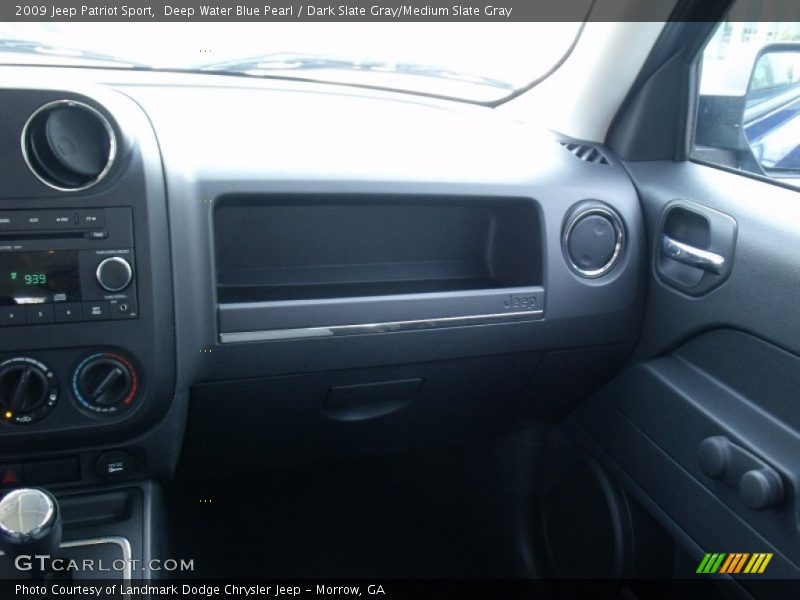 Deep Water Blue Pearl / Dark Slate Gray/Medium Slate Gray 2009 Jeep Patriot Sport