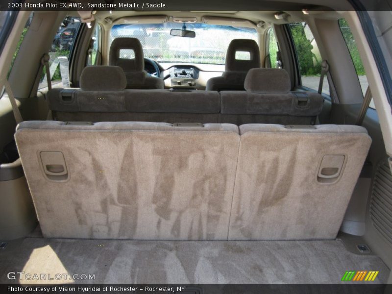 Sandstone Metallic / Saddle 2003 Honda Pilot EX 4WD