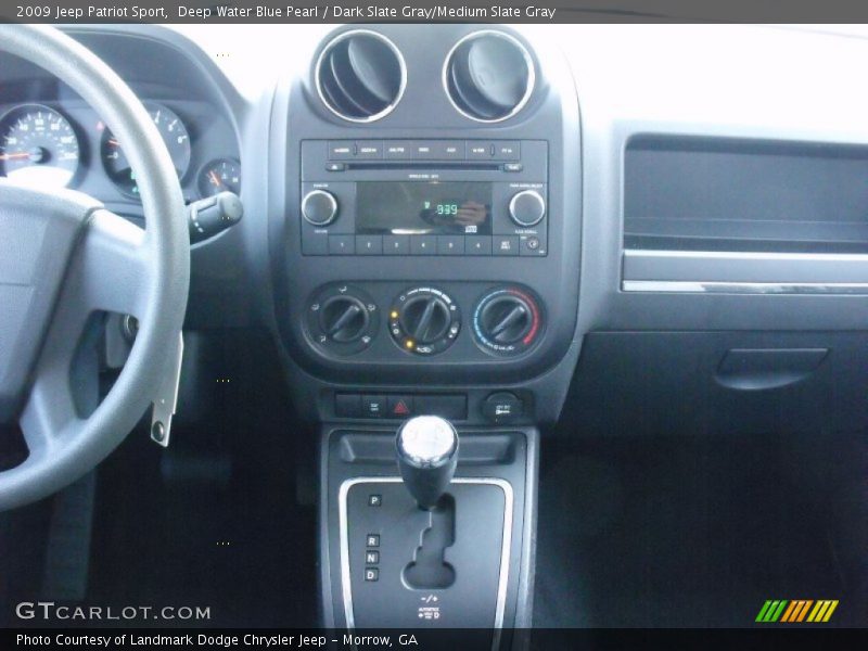 Deep Water Blue Pearl / Dark Slate Gray/Medium Slate Gray 2009 Jeep Patriot Sport