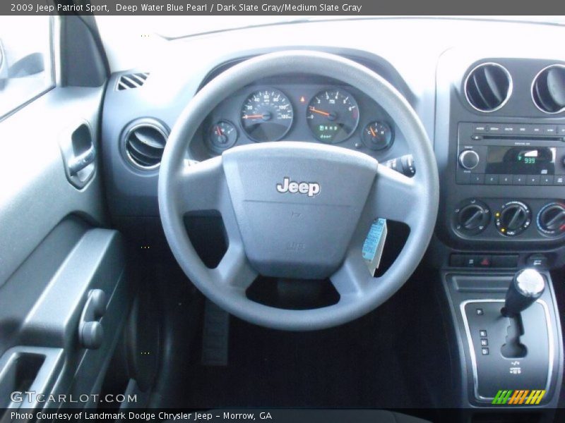 Deep Water Blue Pearl / Dark Slate Gray/Medium Slate Gray 2009 Jeep Patriot Sport