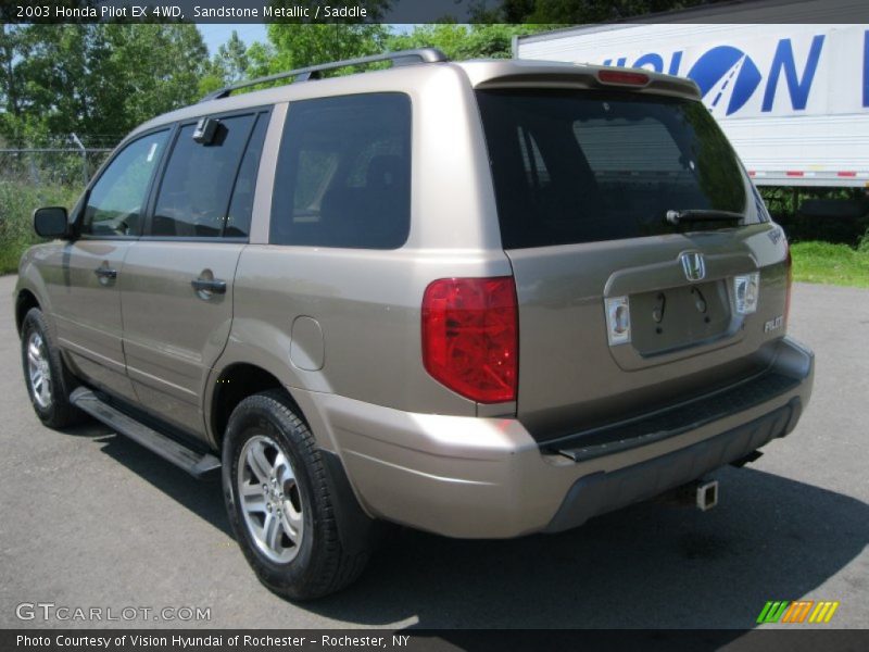 Sandstone Metallic / Saddle 2003 Honda Pilot EX 4WD