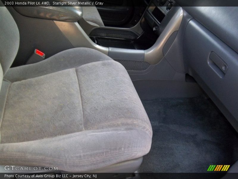 Starlight Silver Metallic / Gray 2003 Honda Pilot LX 4WD