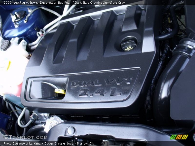 Deep Water Blue Pearl / Dark Slate Gray/Medium Slate Gray 2009 Jeep Patriot Sport