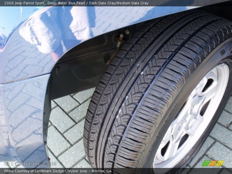 Deep Water Blue Pearl / Dark Slate Gray/Medium Slate Gray 2009 Jeep Patriot Sport
