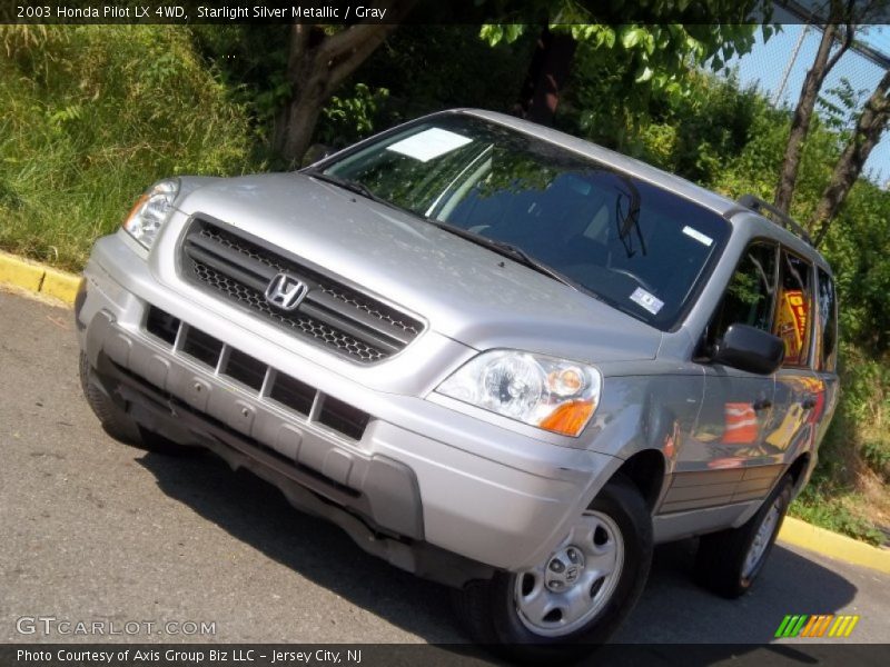 Starlight Silver Metallic / Gray 2003 Honda Pilot LX 4WD