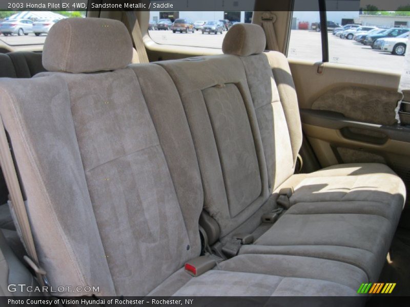 Sandstone Metallic / Saddle 2003 Honda Pilot EX 4WD