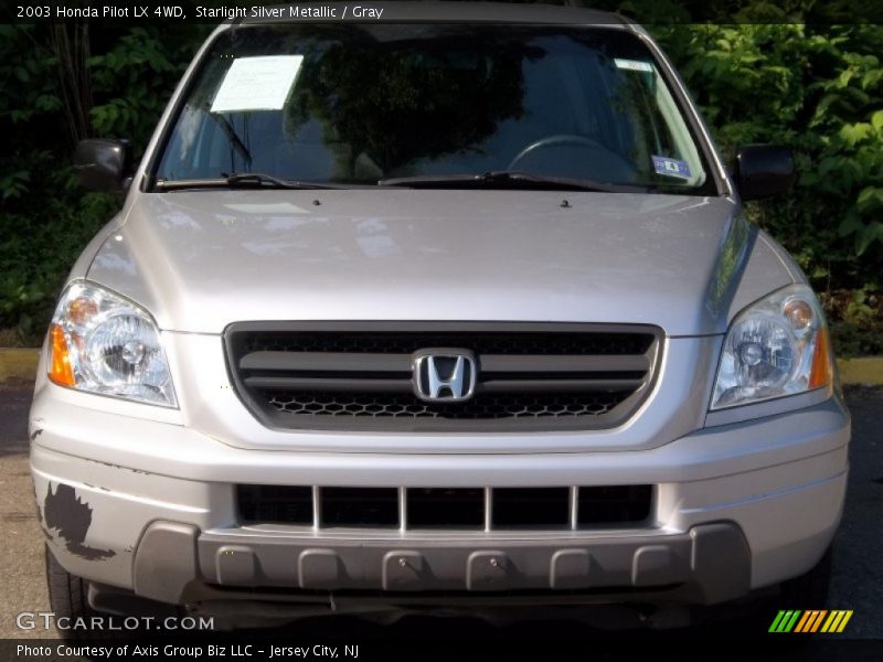 Starlight Silver Metallic / Gray 2003 Honda Pilot LX 4WD
